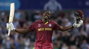 David Davies/PA : Carlos Brathwaite hit four sixes in the final over to win the 2016 T20 World Cup for West Indies.