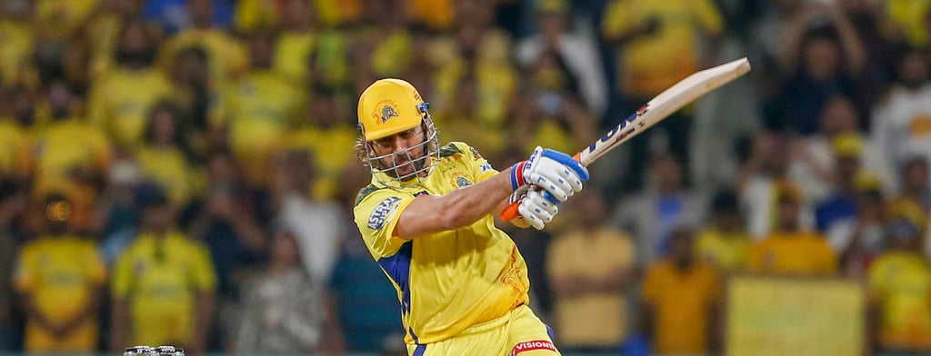 AP : Chennai Super Kings' MS Dhoni hits a boundary during their Indian Premier League 2024 match against Lucknow Super Giants in Lucknow on April 19.