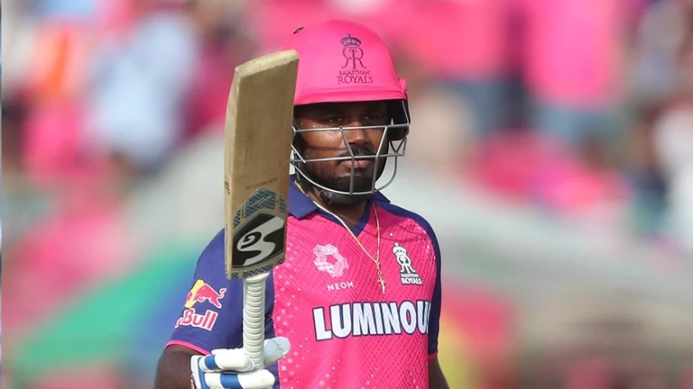 Sanju Samson is one of the two wicketkeeper's in India's 15-men T20 World Cup squad - X/@rajasthanroyals