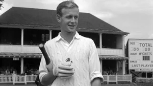 File/PA via AP : England spin-bowling legend Derek Underwood picked up 153 five-wicket hauls in first-class cricket.