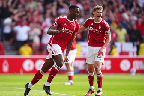 Willy Boly celebrates his side's first goal