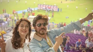 Instagram : Juhi Chawla with Shah Rukh Khan