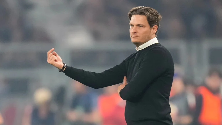 Borussia Dortmund coach Edin Terzic. - null