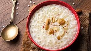 A delicious Indian breakfast spread featuring Sabudana Kheer, one of the best Indian breakfast recipes.