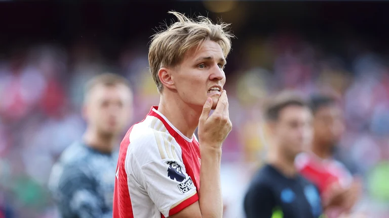 Arsenal captain Martin Odegaard. - null