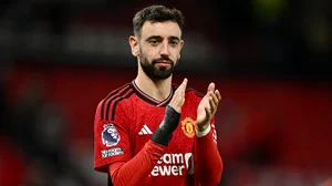 Manchester United captain Bruno Fernandes.