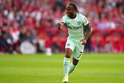 Chelsea's Raheem Sterling celebrates a goal