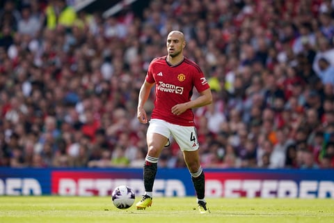 Manchester United's Sofyan Amrabat 