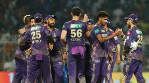 BCCI  : Kolkata Knight Riders celebrate the win over Mumbai Indians in match 60 of IPL 2024 at the Eden Gardens. 