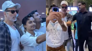 Instagram  : Akshay Kumar gets mobbed at airport