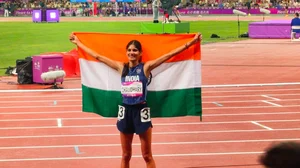 X/Narendra Modi : File photo of India's frontline steeplechase athlete Parul Chaudhary.