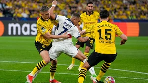 | Photo: AP/Martin Meissner : Champions League semifinal: Borussia Dortmund vs PSG