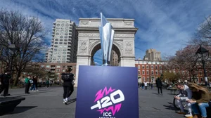ICC : The ICC Men's T20 World Cup trophy.