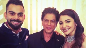 Google : Shah Rukh Khan with Anushka Sharma and Virat Kohli