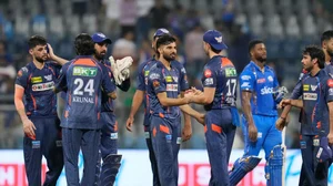 BCCI : Lucknow Super Giants celebrate their win over Mumbai Indians by 18 runs at Wankhede in match 67 pf IPL 2024. 