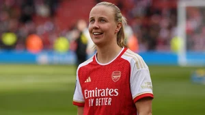 Beth Mead during Arsenal Women's game against Leicester City at the Emirates Stadium.