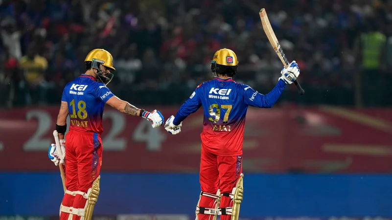 Virat Kohli and Rajat Patidar in IPL 2024. AP Photo