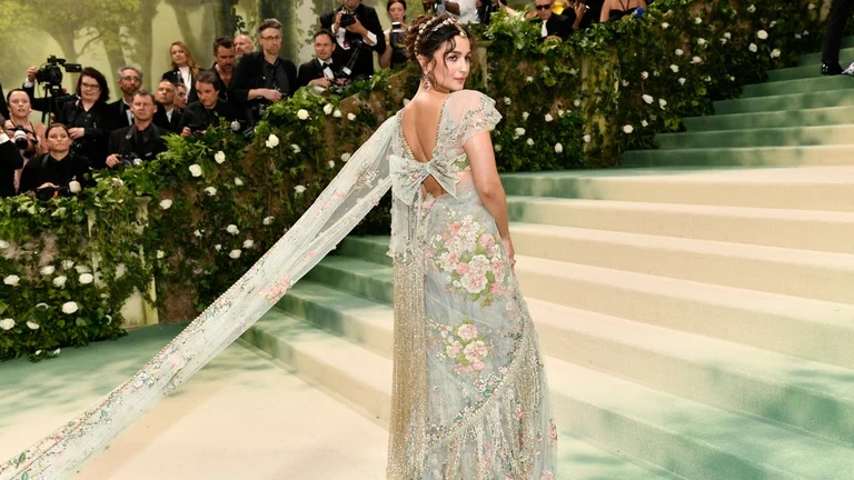 Alia Bhatt pays a nod to the Indian heritage with her MET Gala 2024 look - Evan Agostini/Invision/AP