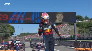 X/@F1 : Max Verstappen after achieving pole at Imola GP
