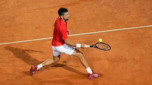 Photo: AP/Alessandra Tarantino : Serbian world number one Novak Djokovic.