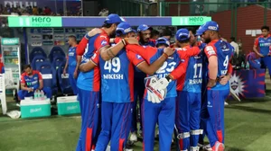 BCCI  : Delhi Capitals celebrate their win over Lucknow Super Giants in match 64 of IPL 2024. 