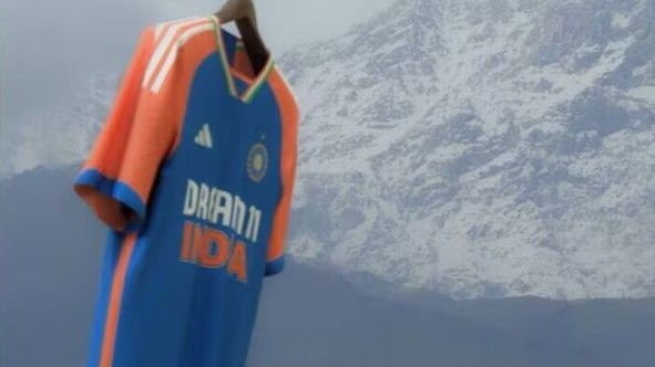 X/Adidas : Screengrab from the video that unveils Team India's new T20I jersey.