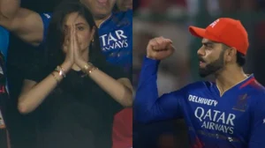 X : Anushka Sharma's reaction after RCB's victory over DC in IPL match
