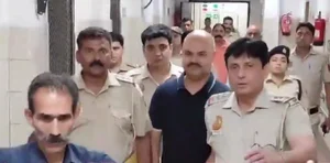 PTI : Bibhav Kumar being taken to Tis Hazari Court in Delhi