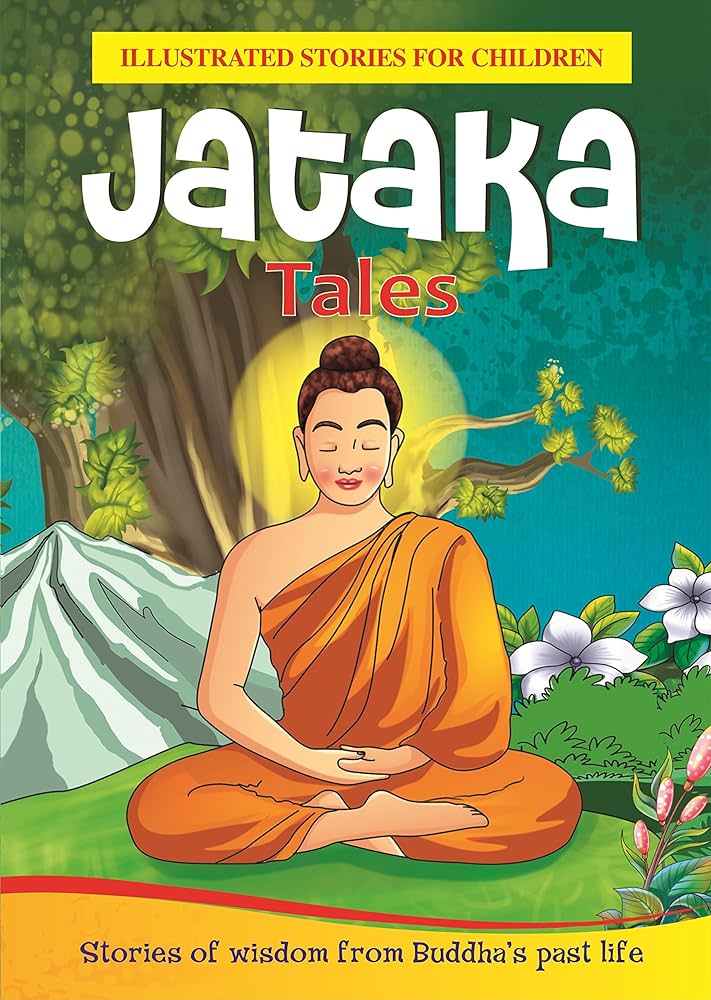 Illustration of Jataka tales, depicting Buddhas past lives.