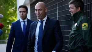AP  : Luis Rubiales will be facing trial for kissing Jenni Hermoso without her consent.