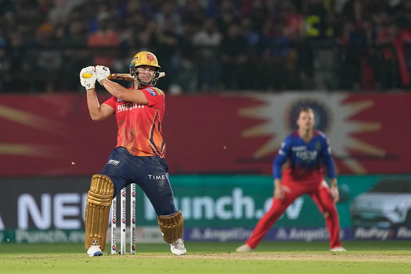 Rilee Rossouw in action against RCB