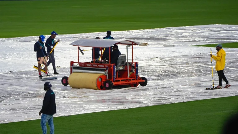 The Nepal vs Sri Lanka match in ICC T20 World Cup 2024 was abandoned due to rain. - AP/Lynne Sladky
