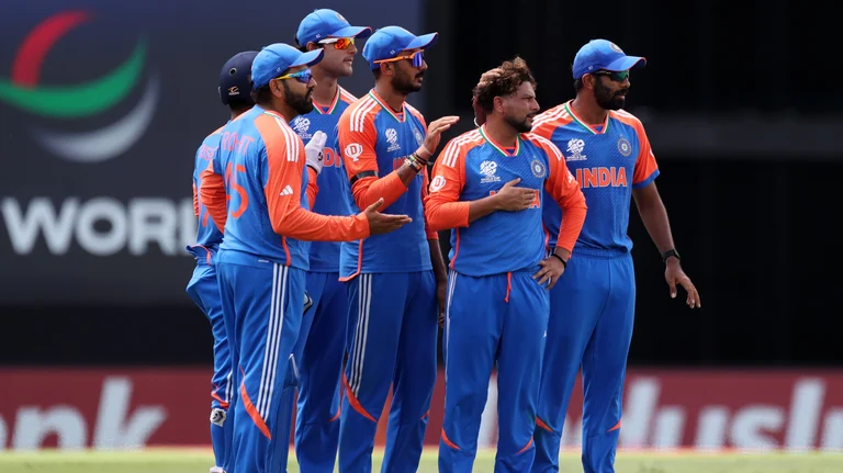 India national cricket team at the ICC T20 World Cup 2024.  - X | BCCI