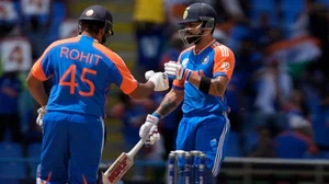 AP/Lynne Sladky : Virat Kohli and Rohit Sharma were among the runs in India's 50-run win over Bangladesh in the ICC T20 World Cup 2024 Super 8s.
