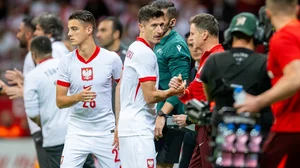 Robert Lewandowski lasted just over half an hour in Poland's final pre-tournament friendly.