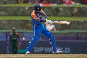Photo: AP/Lynne Sladky : T20 Cricket WCup Bangladesh India