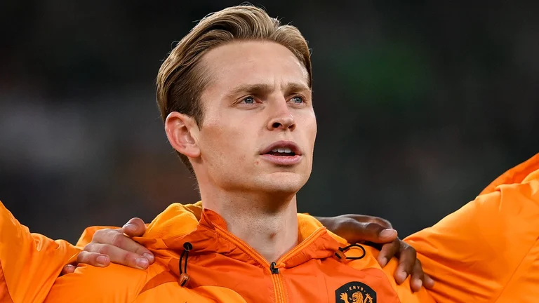 Frenkie de Jong will not feature at Euro 2024. - null
