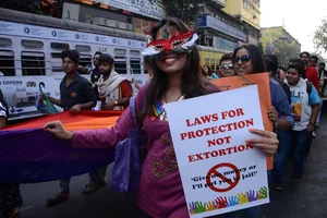 Photo: Getty Images : Protest March: Transgender people protesting for their rights