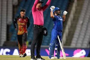 | Photo: AP/Ramon Espinosa : T20 Cricket World Cup: Afghanistan vs Papua New Guinea