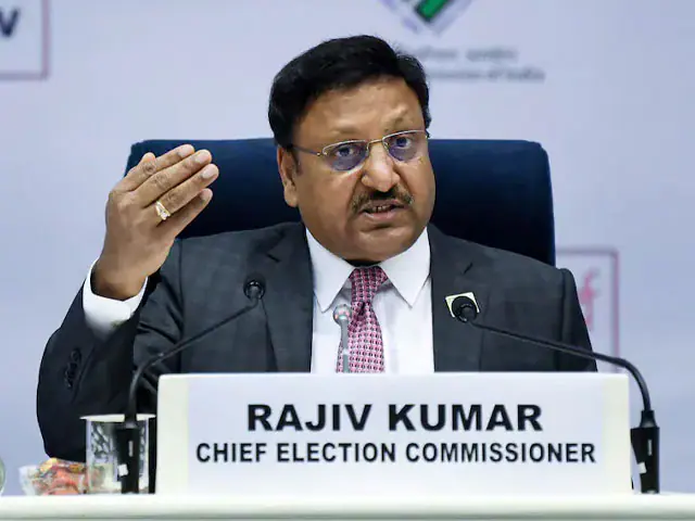 Chief Election Commissioner Rajiv Kumar | - PTI