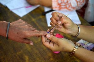 | Photo: PTI : LS Polls: Last Phase Voting in Amritsar