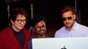 Instagram : Sajid Nadiadwala, AR Murugadoss, and Salman Khan on the sets of 'Sikandar'