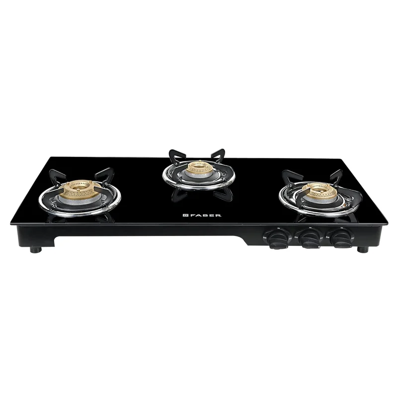 Faber Glass Top 3 Burner Gas stove