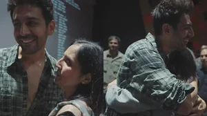 Instagram : Kartik Aaryan's mother at 'Chandu Champion' screening 