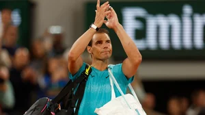 AP/Jean-Francois BADIAS : Rafael Nadal was knocked out in the opening round of the French Open for the first time.