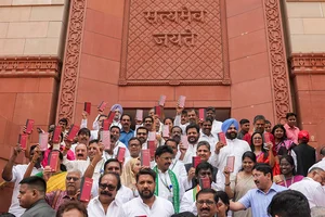 Photo: PTI/Manvender Vashist Lav : First Session of 18th Lok Sabha