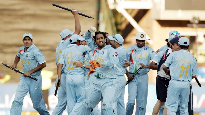Indian cricket team in 2007 T20 World Cup final, icc photo