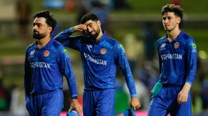 AP/Ricardo Mazalan : Afghanistan captain Rashid Khan and teammates walk off after losing to South Africa in their ICC T20 World Cup 2024 semi-final clash in Trinidad on Thursday (June 27).
