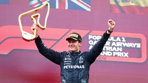 Austrian Grand Prix winner, George Russell. 