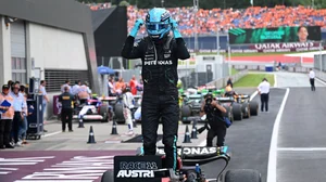 Christian Bruna/AP : George Russell wins Austrian GP